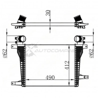 Радиатор интеркулера CHEVROLET CAPTIVA/OPEL ANTARA 2,2D 11 SAT ST20874705 1422802346 XP 2YW