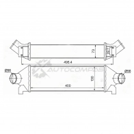 Радиатор интеркулера FORD TRANSIT 00-06 SAT 1U B6JVQ ST4401912 1440516398