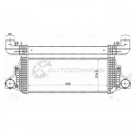 Радиатор интеркулера MERCEDES ML-CLASS W164 05-11/GL-CLASS X164 09-12/R-CLASS W251 06 SAT NLIL2 X 1422811822 STA1645001900