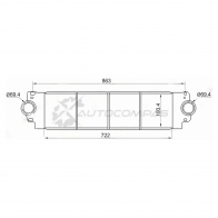 Радиатор интеркулера VW TRANSPORTER T5/MULTIVAN 03 SAT ENK7W K2 ST7H0145804A 1440546369