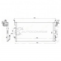 Радиатор кондиционера HYUNDAI SONATA 98-04