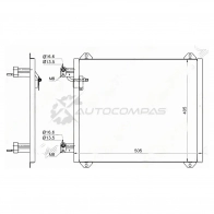 Радиатор кондиционера AUDI A2 00 SAT OR2N TDZ STAU043940 1422832476