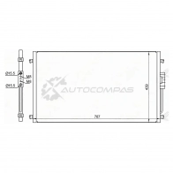 Радиатор кондиционера DODGE CARAVAN 01-08 SAT 34 9PS STCR063940 1440517753