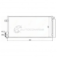 Радиатор кондиционера FIAT BRAVO 1.4/1.4T/1.6TD/1.9TD 07- / GRANDE PUNTO 1.3TD/1.6TD/1.9TD 05- / OPE SAT E1 IEEE 1422818984 STOP063940