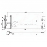 Радиатор кондиционера FORD MONDEO 14 SAT P0D8 O STFD313940 1422801768