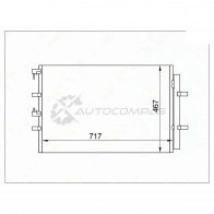 Радиатор кондиционера FORD TRANSIT 14 SAT YF DR3IY 1440989432 ST470020