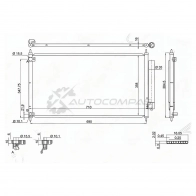 Радиатор кондиционера HONDA ACCORD 13 SAT AC G4BPP STHD303940 1422805396