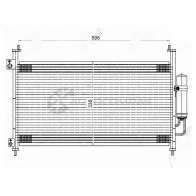 Радиатор кондиционера HONDA CIVIC 05- HB SAT P 3TVFEY 1422803772 STHD103940