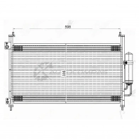Радиатор кондиционера HONDA CIVIC 05- HB