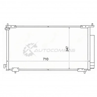 Радиатор кондиционера HONDA CR-V 01-06