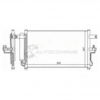 Радиатор кондиционера HYUNDAI ACCENT (TAGAZ) 1.3/1.5/1.6 00- (AT) SAT 1422806011 STHY02394A0 1H 7JR