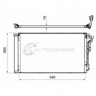 Радиатор кондиционера HYUNDAI ELANTRA 16 SAT STHN313940 1422807046 JCL 53