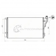 Радиатор кондиционера HYUNDAI SONATA 10-/GRANDEUR / AZERA 11-/ KIA CADENZA 09-/ OPTIMA 12 SAT U LH09ZI 1422805447 STHY223940