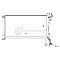 Радиатор кондиционера HYUNDAI SONATA V 04-09/KIA MAGENTIS 06-10 SAT S 8PRV 1422806013 STHN243940