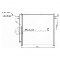 Радиатор кондиционера INFINITI QX56/NISSAN ARMADA/NISSAN TITAN 04 SAT STINQ13940 D 1SQ6S 1422817006