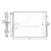 Радиатор кондиционера KIA SOUL 09 SAT STKA153940 1422808185 4 GPQGYM
