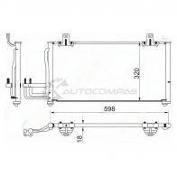 Радиатор кондиционера KIA SPECTRA/SEPHIA/SHUMA 96 SAT STKA40394A0 1422808207 M O0YW7