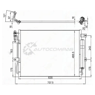 Радиатор кондиционера LAND ROVER DISCOVERY IV 09-16/RANGE ROVER SPORT 3.0TD 09 SAT STLR05394B0 B1JH9D T 1440525812