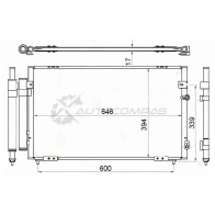 Радиатор кондиционера LEXUS GS 300/Toyota ARISTO 98-05