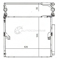 Радиатор кондиционера LEXUS GX460 10-/Toyota LAND CRUISER PRADO 150 09 SAT R 40YPS 1422823452 STTYX43940