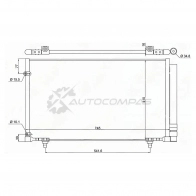 Радиатор кондиционера LEXUS RX 270/350 08 SAT STLX473940 L OXC1 1422831733