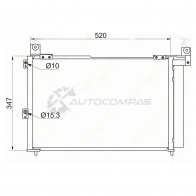 Радиатор кондиционера MAZDA BT50 06-/FORD RANGER 06 SAT 1422809972 STMZ103940 ZL1U 2U