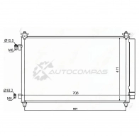 Радиатор кондиционера MAZDA CX-9 07 SAT STMZ143940 3LU9 E4 1422809620