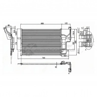 Радиатор кондиционера MAZDA3/AXELA 03-08/MAZDA5/PREMACY 05
