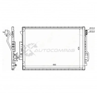 Радиатор кондиционера MERCEDES S-CLASS W221 06 SAT STMB123940 5U19N 4H 1422811513