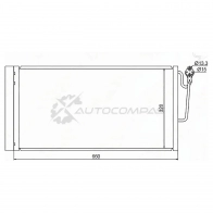 Радиатор кондиционера MINI COOPER/MINIONE/CLUBMAN 06-10