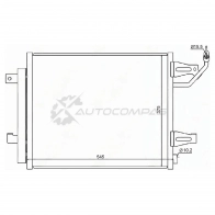 Радиатор кондиционера MITSUBISHI COLT 02-08 SAT ZQCX M STMBV13940 1422812544