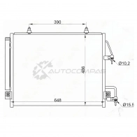 Радиатор кондиционера MITSUBISHI PAJERO V8/9W/PAJERO IV 06 SAT 1422875720 STMBY83940 OFTT8 RP