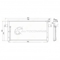 Радиатор кондиционера NISSAN PATROL/SAFARI 87-97 SAT STDT723940 1422816386 1N7PM 0H