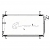 Радиатор кондиционера NISSAN SKYLINE V35/INFINITI G35 01-07 SAT IKX LT STNS353940 1422816272