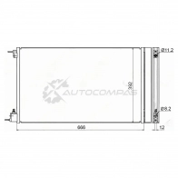 Радиатор кондиционера OPEL INSIGNIA 08