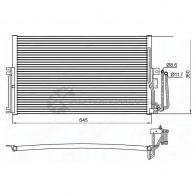 Радиатор кондиционера OPEL VECTRA B 95-99 SAT STOP343940 ZO 9TEL 1440518136