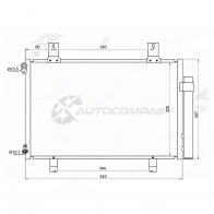 Радиатор кондиционера SUZUKI SWIFT 04 SAT STSZ333940 1422821179 O2KN R