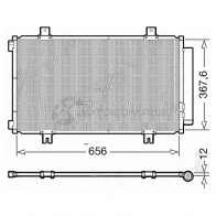 Радиатор кондиционера SUZUKI SX4-CROSS 13-/VITARA 15 SAT ST470022 IHV XDDP 1440989460