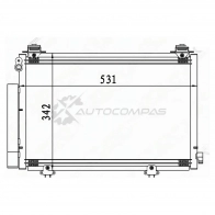 Радиатор кондиционера Toyota bB NCP3 00-05 SAT 1422823447 STTY103940 ZPWX1 H