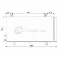 Радиатор кондиционера Toyota CAMRY V50 2AR 11 SAT GYDJ 1 STTYL63940 1422823626