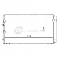 Радиатор кондиционера Toyota ESTIMA ACR30/40 MCR30/40 99-06 SAT 8NU QQ2 1422824102 STTYA43940