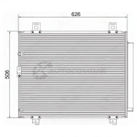 Радиатор кондиционера Toyota HIACE/REGIUS ACE 1TR-FE/2TR-FE/1KD/2KD- FTV 04 SAT 1422826016 STTY743940 F G7YIJ