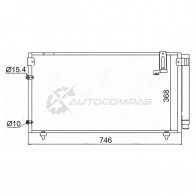 Радиатор кондиционера Toyota IPSUM 01- /AVENSIS VERSO 01-09 SAT 9OB RICT STTYP23940 1422824092