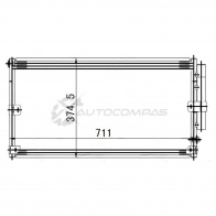 Радиатор кондиционера Toyota LAND CRUISER HZJ/FZJ105 02 SAT STTY90394A0 RH Y005W 1422829777