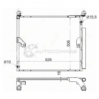 Радиатор кондиционера Toyota LAND CRUISER PRADO 150 2TR 09 SAT STTY12394A0 UK1ET IL 1440539532