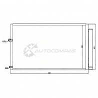 Радиатор кондиционера Toyota PRIUS NHW2 03-09 SAT 1422824104 STTYN203940 M IL4ME