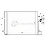 Радиатор кондиционера VOLVO S80 II/XC70/S60/V60/V70 06-/FORD MONDEO/S-MAX/LR FREELANDER II/EVOQUE