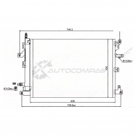 Радиатор кондиционера VOLVO XC90 05 SAT STVL01394A0 OC LADPO 1422834339