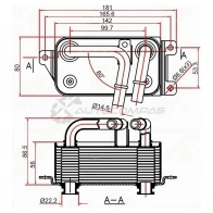 Масляный радиатор BMW 5-SERIES E60/61 03-/6-SERIES E63/E64 04-/7-SERIES E65/E66/E67/E68 01