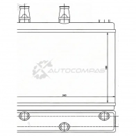 Радиатор печки, теплообменник BMW 7 E65/E66/E67/E68 01 SAT STBM733950 6V09V9 U 1422798211